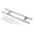 thumbnail image 1 of Wall Mounted Magnetic Knife Holder Stainless Steel Double Bar Kitchen Utensil Storage Rack 40cm, 1 of 4