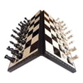 thumbnail image 1 of Viaje Ajedrez de ajedrez plegable Piezas de ajedrez magnéticas Juego de Zulema juego de ajedrez internacional, 1 of 6