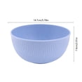 thumbnail image 3 of Yhmxh 25 oz Unbreakable Cereal Bowls, Reusable Plastic Lightweight Bowls, Soup Rice Bowl, Striped Reusable Salad Dessert Bowl, Microwave Safe Tableware for Salads, Soups, Ramen, Noodles, 3 of 6