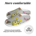 thumbnail image 6 of Goofa Cartoon Owls Print Womens Mens Cotton Lightweight House Slippers , Washable Home Slippers,Indoor Comfy Bedroom Cozy Slippers-42/43, 6 of 7