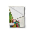 thumbnail image 2 of 15th Birthday Soft Flannel Fleece Throw Blanket, Colorful Fun Composition with Geometrical Elements Greetings Celebration, Cozy Plush for Indoor and Outdoor Use, 60" x 80", Multicolor, by Ambesonne, 2 of 6