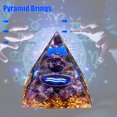 thumbnail image 2 of Decoración Crystal Pyramid Natural Healing Crystal Pyramid Stones Craft (Acuario) Tmvgtek Original, 2 of 6