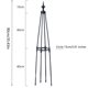 thumbnail image 3 of Planting Basket Gardening Flower Stand Assembly Climbing Vines Stand Outdoor Flower Rack Plants Flower Rack, 3 of 7