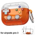thumbnail image 1 of Protective Case Cover for Apple AirPods Pro 2, TPU Gamepad Design with Integrated Phone Stand, Shock-Absorbing, Anti-Scratch, Drop Protection, Portable, Gaming Accessory, Black, 1 of 8