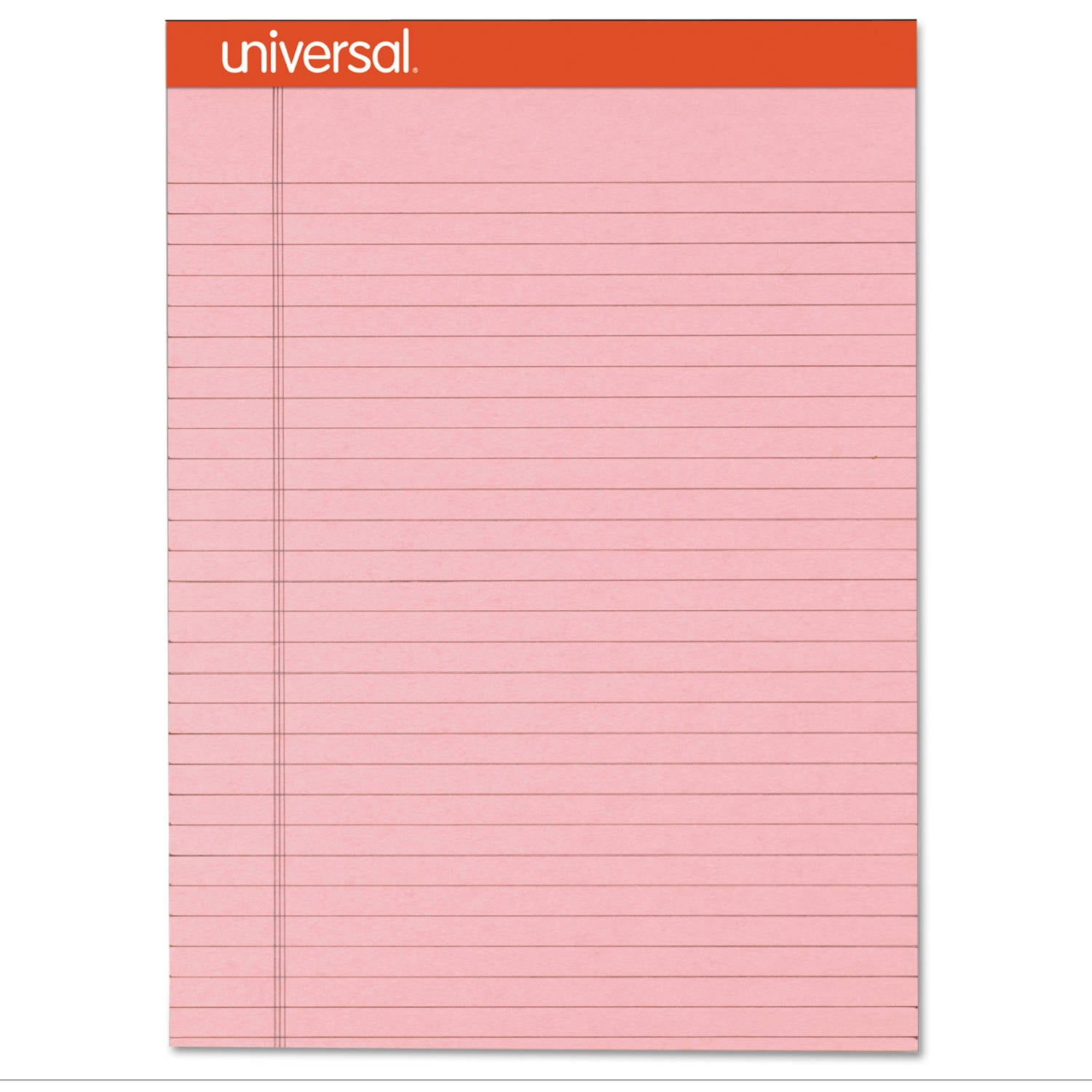 Universal FashionColored Perforated Note Pads, 81/2" x 11", Legal