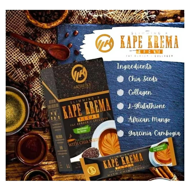 MK'SMETICS Slimming-K KAPE KREMA Decaf Coffee by Madam Kilay, 10