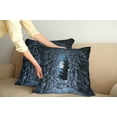 thumbnail image 3 of Ambesonne Gothic Throw Pillow Cover 2 Pack, Full Moon Dark Cave, 20", Blue Grey, 3 of 6
