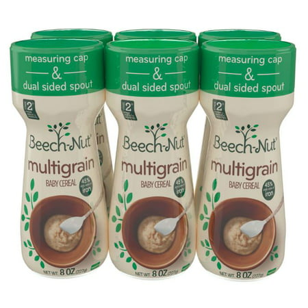 Beech-Nut Multigrain Baby Cereal Stage 2 - 8 Oz, 6