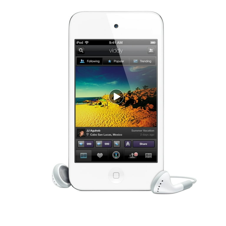 Apple iPod Touch 4th Generation 8GB White MD057LL/A - Walmart.com