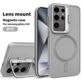thumbnail image 1 of Camera Holder Case For Samsung Galaxy S24 Ultra S23 Plus Cover Magnetic For Magsafe Wireless Charge Shockproof Protector Shell, 1 of 7