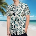 thumbnail image 5 of High Quality Hawaiian Shirts for Men Short Sleeve Aloha Beach Shirt Floral Summer Casual Button Down Shirts Blouses YTELXL, 5 of 7