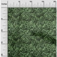 thumbnail image 2 of oneOone Velvet Dark Green Fabric Jacobean Leaf Sewing Material Print Fabric By The Yard 58 Inch Wide, 2 of 4