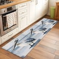 thumbnail image 3 of Painted Pelican Large Area Rugs for Bedroom Living Room, Soft Non Slip Carpet Bedside Rug, Ocean Birds Modernism Retro Rectangular Floor Cover Kitchen Accent Rug 2'x6' for Dining Room/Office, 3 of 9
