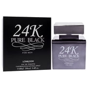 Lonkoom 24K Pure Black , 3.4 oz EDT Spray