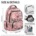 thumbnail image 7 of Aplkyhs Pink Soccer Axolotl Backpack for Girls Boys Age 6-18 School Bookbag Water Resistant Lightweight Student Backpack for School Travel, 7 of 7