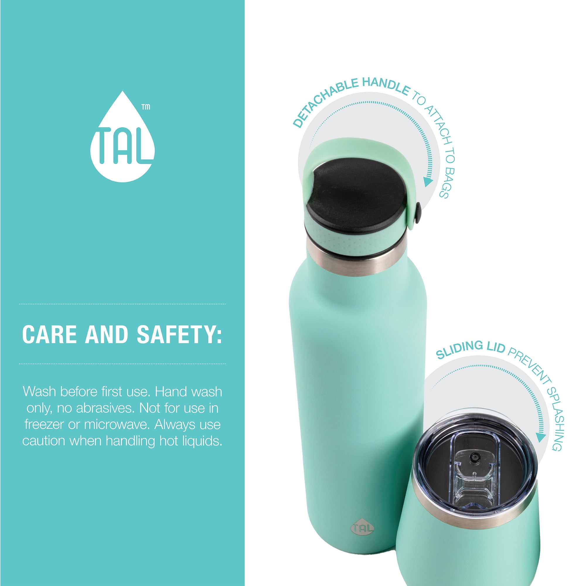 TAL Stainless Steel Ranger Water Bottle 26 fl oz, Slate - Yahoo Shopping