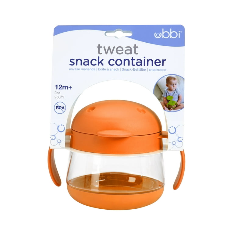 Ubbi Tweat No Spill Snack Container for Kids, BPA-Free, Toddler Snack  Container, Blush Pink