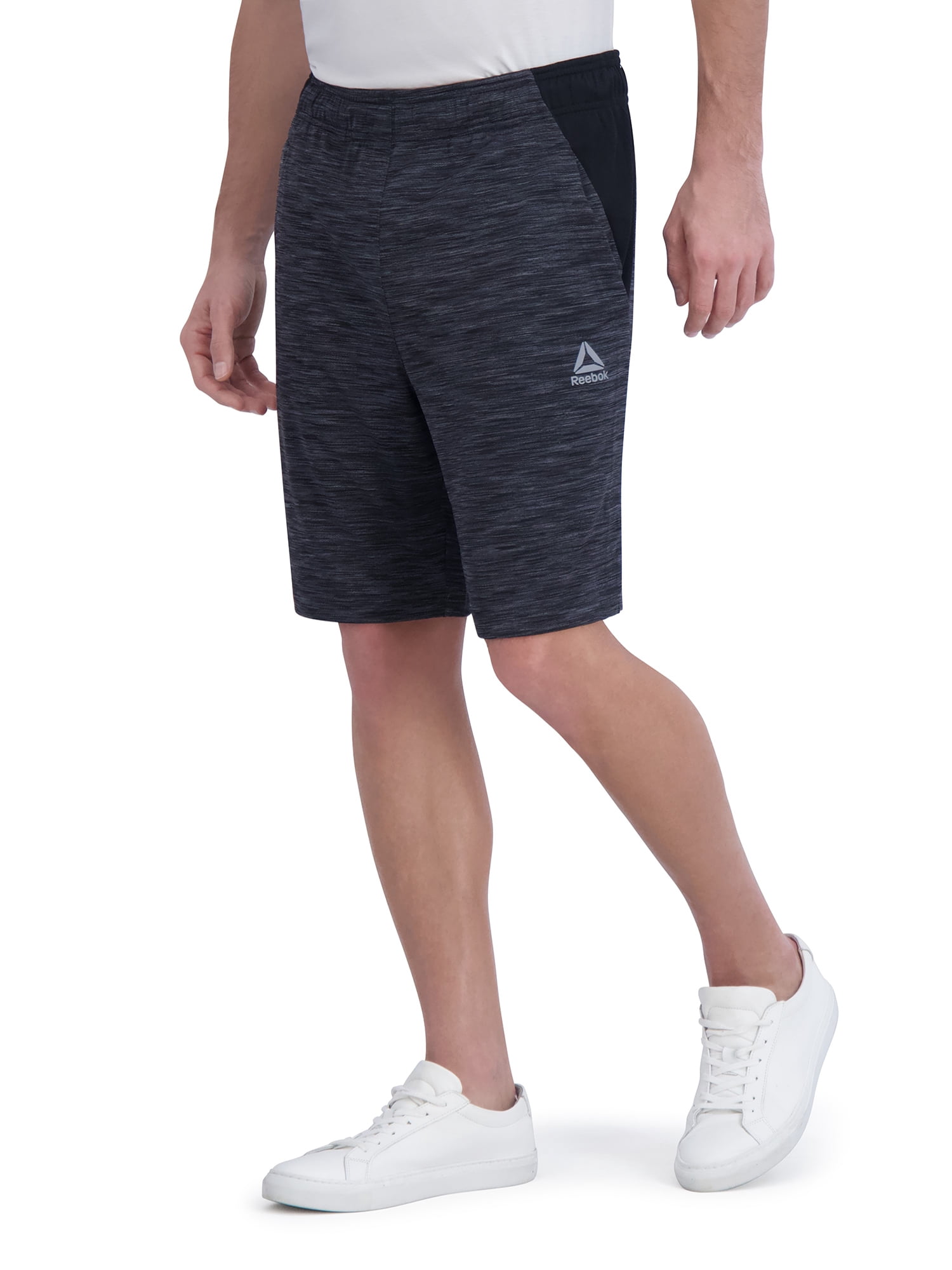 Reebok Men's and Big Men's Knit Training 9" Inseam Shorts, up to Size 3XL