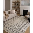 thumbnail image 2 of Loloi Wade Beige / Midnight 18" x 18" Sample Rug, 2 of 7