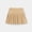 Khaki, variant on Girls Solid Color Pleated Skirt, Korean Style School Uniform Skirt with Anti-Slip Lining, Casual High Waist Skirt for Teen Girls Daily Wear Black 100