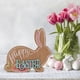 thumbnail image 4 of Figurita de Mesa Decorativa para Ventana de Pascua | Decoración para el Hogar y Fiestas | Artesanía Durable en MDF | Acento de Conejito Blanco Adorable | 1 Colgante | 15x11.5x1.8CM o 13x13x1.5CM, 4 of 5