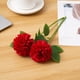 thumbnail image 5 of Monstrate 12 piezas de flores artificiales crisantemo bola planta flores Hortensia ramo de novia para decoraciones de fiesta de jardín Decoración Rojo, 5 of 6