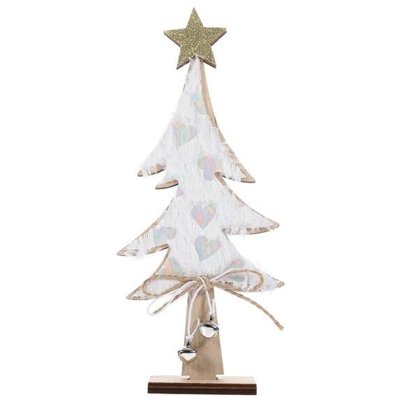 Gymnture christmas Wooden Christmas Tree Table Decor for Home & Office
