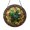 Acrylic 3.5 Inch, variant on Shamrock Clover Stained Glass Style Suncatcher, Green Botanical Window Hanging Decor, Decorative Leaf Glass Art Panel for Nature Inspired Home Accent