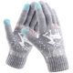 thumbnail image 3 of Guantes de punto con pantalla táctil para mujer, estilo de invierno, de terciopelo grueso, resistentes al frío, de lana color cervatillo, cálidos, 3 of 5