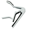 thumbnail image 3 of White-Handed Guitar Capo Clip Trigger with Quick Change with Vintage Guitar Tuning Pegs Gold Plated Machine Heads, 3 of 8
