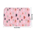 thumbnail image 2 of Cambiador de pañales para bebé, kit de cambio, funda de algodón para bebé, alfombrilla para orina para cochecito, cuna, niño pequeño, color rosa, 2 of 4
