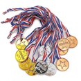 thumbnail image 5 of 36 Pieces Winning Medals Kids Plastic Gold Silver And Bronze Medals For Kids Party Decoration And Sports Awards, 5 of 5