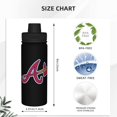 thumbnail image 3 of Botella de agua Atlanta_Braves, vasos de acero inoxidable con aislamiento y tapa, taza de café de viaje, taza de agua con aislamiento al vacío de doble pared, regalos para mujeres, hombres, oficina, 3 of 5