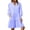 Light blue, variant on Casual V Neck Loose Womens Ruffle Tiered Long Sleeve Tunic Dress