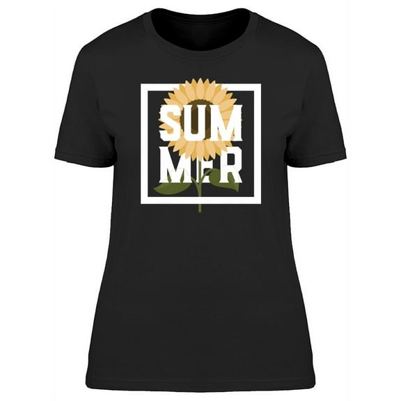 Summer  With Sunflowers T-Shirt Women -Image by Shutterstock, Female 3X-Large
