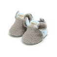 thumbnail image 1 of Franhais Baby Warm Booties Faux Fur Cute Sheep Shape Non-Slip Soft Sole Crib Shoes for Winter, 1 of 1