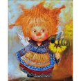 thumbnail image 4 of 5D DIY Girl Bee Rhinestone Diamond Diamond Painting Decoration Picture Painting Needlework Little Girl Crystal Embroidery Pictures Cross Stitch Decoration, 4 of 7