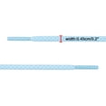 thumbnail image 2 of INSPIRE CHIC Round Rope Shoe Strings Three-Color Checkered Shoe Laces for Boots 2 Pairs Light Blue 140cm/55.1", 2 of 6