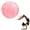 Pink, variant on BESTSKY Exercise Ball,9.84in Pilates Ball,Anti-Slip Birth Ball,Pink