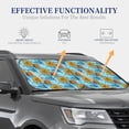 thumbnail image 7 of Picia Sunflowers 2 Piece Car Windshield Sun Shade Foldable | Foldable Sun Shield for Front Window Blocks UV Rays and Keeps Your Vehicle Cool-Medium, 7 of 7
