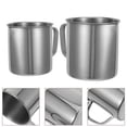thumbnail image 3 of WEUVEB Measuring Cup Stainless Steel 2Pcs 15.7X5.9X4.3In, 3 of 8