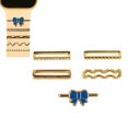 thumbnail image 4 of Decorative Rings , Exquisite Workmanship Metal Material Watchband Decorate Gold Watch Band Decorate Gift For Friends Family Co Workers, 4 of 8