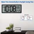 thumbnail image 3 of Reloj de pared WalLarge Large Digital de 14,5 pulgadas, funciona con pilas, 3 of 6