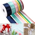 thumbnail image 3 of wqlpp-Double Faced Solid Color White Satin Ribbon 5/8" X 50 Yards Continuous, High Density Polyester Ribbon for Gifts Wrapping, Wedding, Party, Crafts, Hair Bows, Flowers, Home DIY Decor, 3 of 4