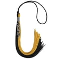 thumbnail image 4 of Endea Graduation Black/Bright Gold Graduation Tassel with Silver Stacked Date Drop, 4 of 5