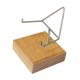 thumbnail image 5 of Caballete de exhibición con brazo de metal, base de madera, pedestal, decoración del hogar, exhibición de rocas Estilo C, 5 of 9