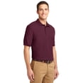 thumbnail image 4 of Port Authority Tall Silk Touch Polo-LT (Burgundy), 4 of 6