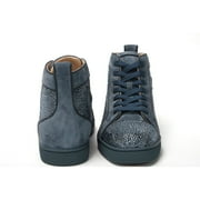 Christian Louboutin Blue Louis Junior Spikes Sneaker Shoes/EU40.5/US7.5/Blue
