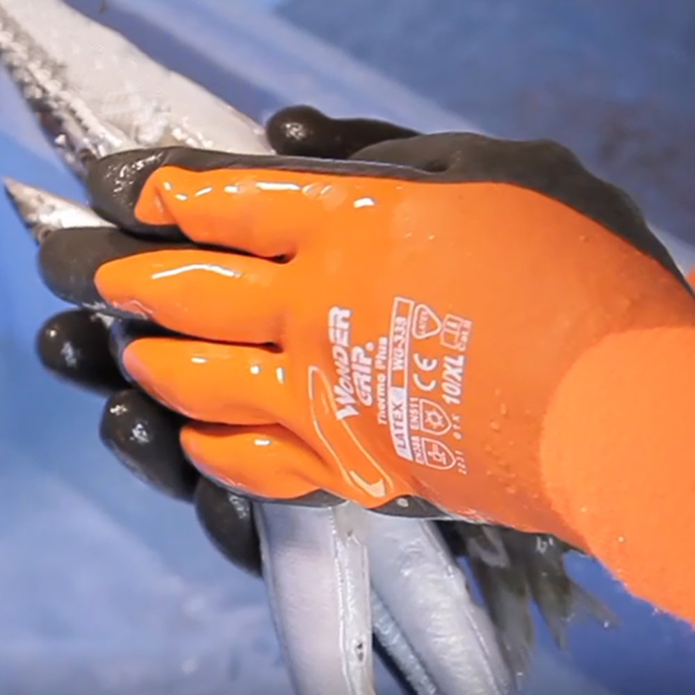 Wonder Grip Thermo Plus Coldproof Work Gloves Double Layer Latex