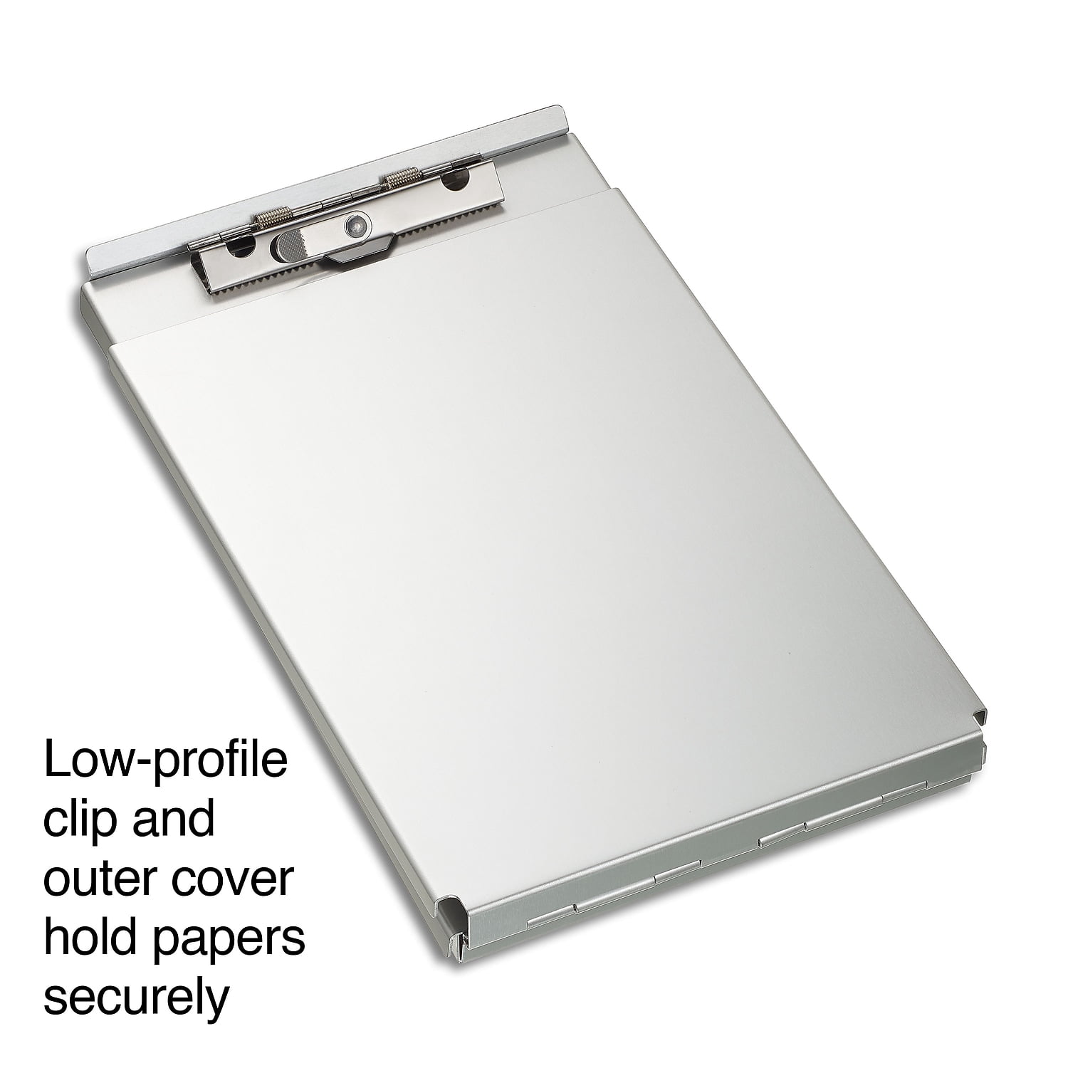 Staples Memo Aluminum Storage Clipboard Memo Size Silver 2/Pack ST44400/44400VS
